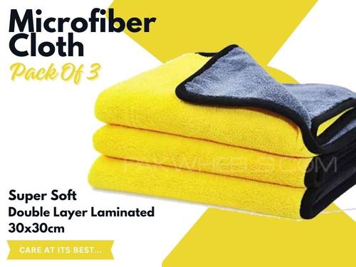 Microfiber Cloth | Pack Of 3 | Double Layer Laminated | 30x30cm | Microfiber Towel Microfiber Cloth | Pack Of 3 | Double Layer Laminated | 30x30cm | Microfiber Towel