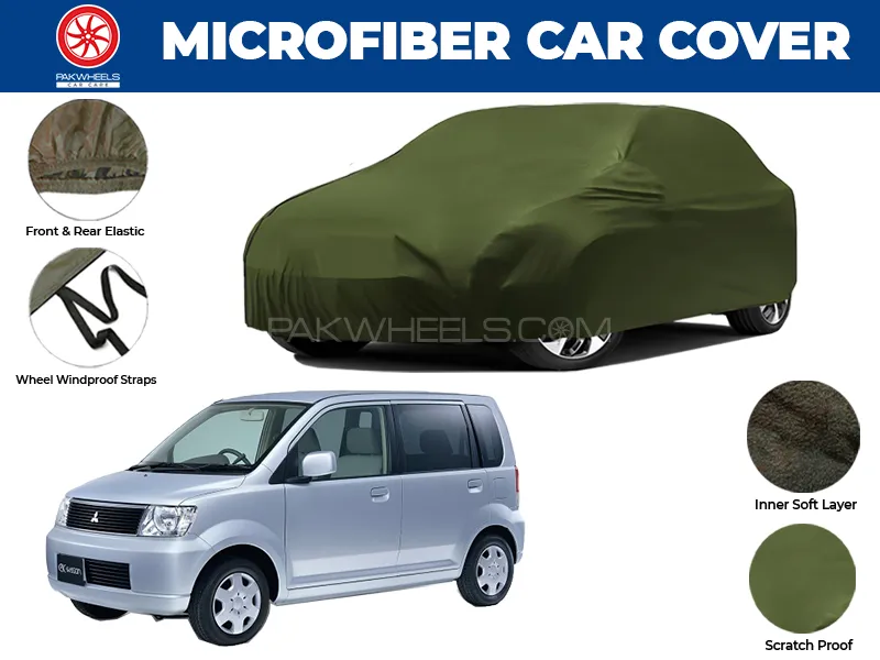 Mitsubishi EK Wagon  2000-2006 | Water Repellent and Anti Scratch Microfiber Car Top Cover Image-1