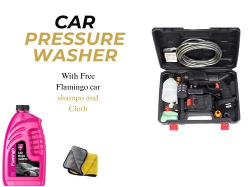 Rechargeable Cordless High-Pressure Washer | 48V Portable Power | Foam Bottle & Accessories Rechargeable Cordless High-Pressure Washer | 48V Portable Power | Foam Bottle & Accessories