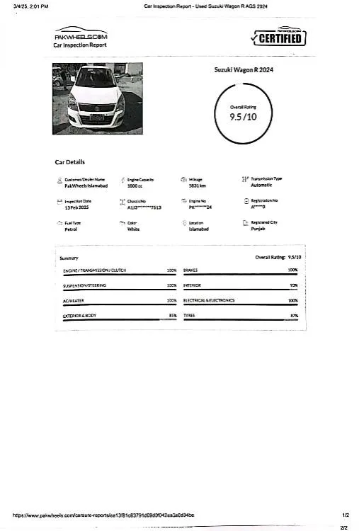 Suzuki Wagon R 2024 for Sale in Islamabad Suzuki Wagon R 2024 for Sale in Islamabad Image-3