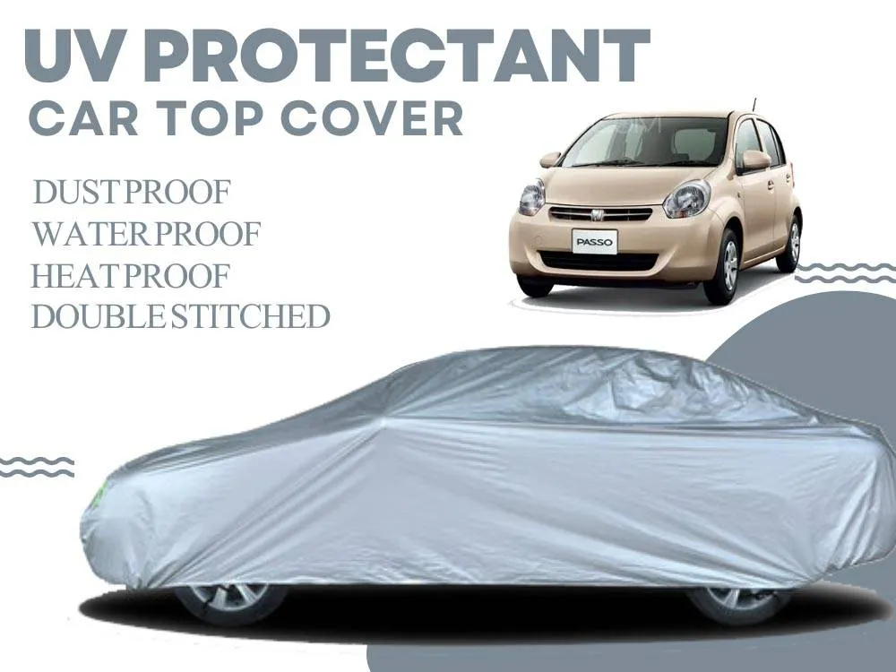 Toyota Passo 2011 - 2016 Top Cover | UV Protection Coated | Water Proof | Dust Proof Image-1
