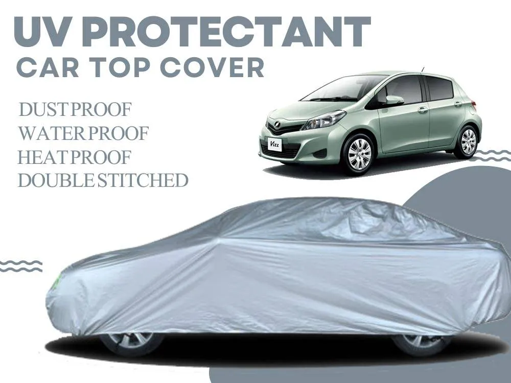 Toyota Vitz 2011 - 2019 Top Cover | UV Protection Coated | Water Proof | Dust Proof Image-1