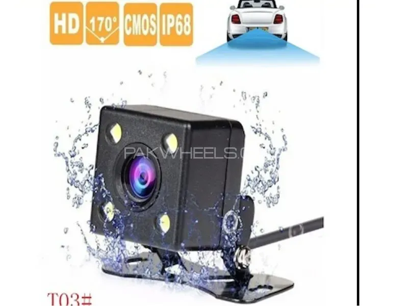 Universal Car Rear View Camera | 4 LED Backup | Waterproof Wide Angle Parking Assist Universal Car Rear View Camera | 4 LED Backup | Waterproof Wide Angle Parking Assist Image-3