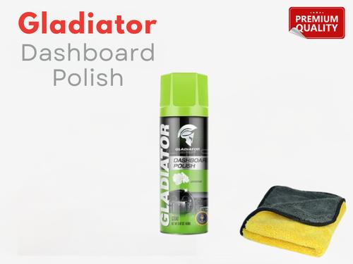 Gladiator Car Dashboard Polish 450ml | Jasmine Fragrance | UV Protection & Gloss Finish Gladiator Car Dashboard Polish 450ml | Jasmine Fragrance | UV Protection & Gloss Finish