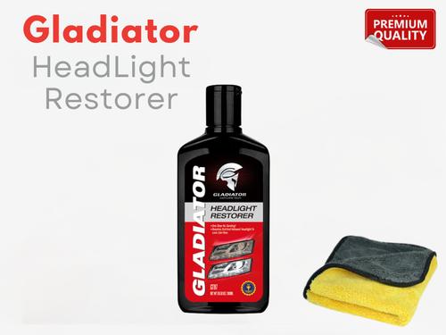 Gladiator Headlight Restorer 300ml | Clear Lens Cleaner | Removes Yellowing & Oxidation Gladiator Headlight Restorer 300ml | Clear Lens Cleaner | Removes Yellowing & Oxidation