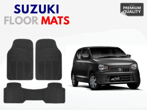 Suzuki Alto Rubber Coated Floor Mats | Non-Slip Car Interior | Durable Waterproof Design Suzuki Alto Rubber Coated Floor Mats | Non-Slip Car Interior | Durable Waterproof Design