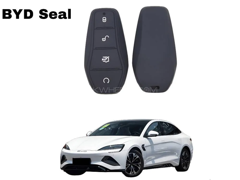 BYD Seal Silicon Key Cover - Rubber Key Cover For BYD Seal - Protection Cover. BYD Seal Silicon Key Cover - Rubber Key Cover For BYD Seal - Protection Cover. Image-1