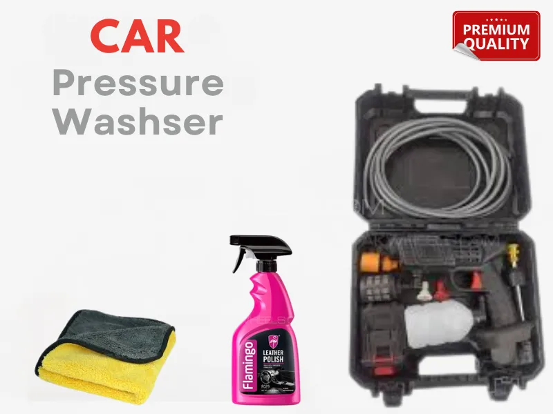 Rechargeable Cordless High-Pressure Washer 48V | Portable Power Spray | Foam Bottle Kit Rechargeable Cordless High-Pressure Washer 48V | Portable Power Spray | Foam Bottle Kit Image-1
