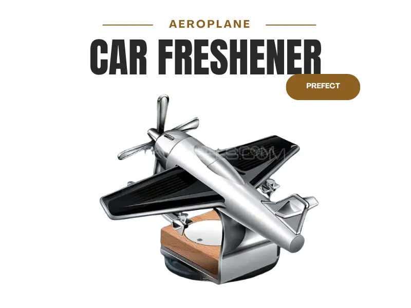 Solar Powered Aeroplane Car Air Freshener | Spinning Dashboard Design | Long-Lasting Aroma Solar Powered Aeroplane Car Air Freshener | Spinning Dashboard Design | Long-Lasting Aroma Image-1