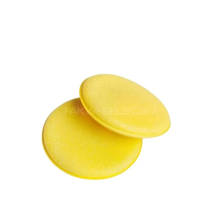 Track Car Care- Round Foam Applicator Wax and Polishing Pad Pack  of 2 Track Car Care- Round Foam Applicator Wax and Polishing Pad Pack  of 2 Image-1