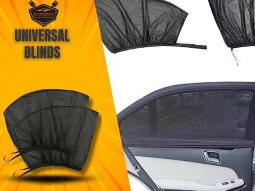 4pcs Universal Car Sun Blinds – UV Protection & Privacy | AutomanPK 4pcs Universal Car Sun Blinds – UV Protection & Privacy | AutomanPK