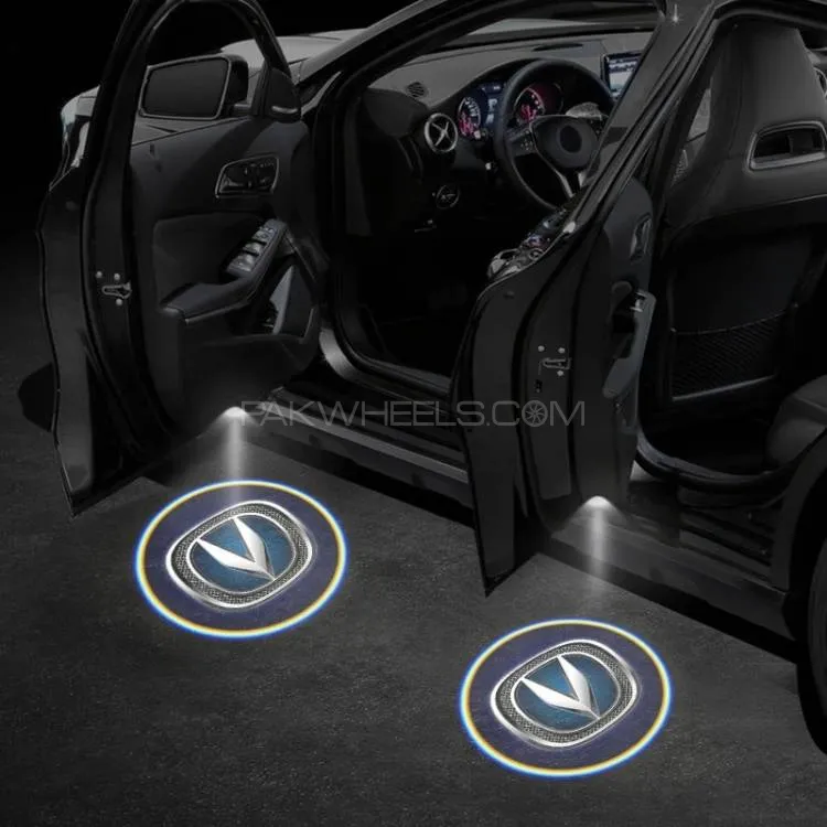 2pcs Car Door Logo Projection Light Changan Image-1