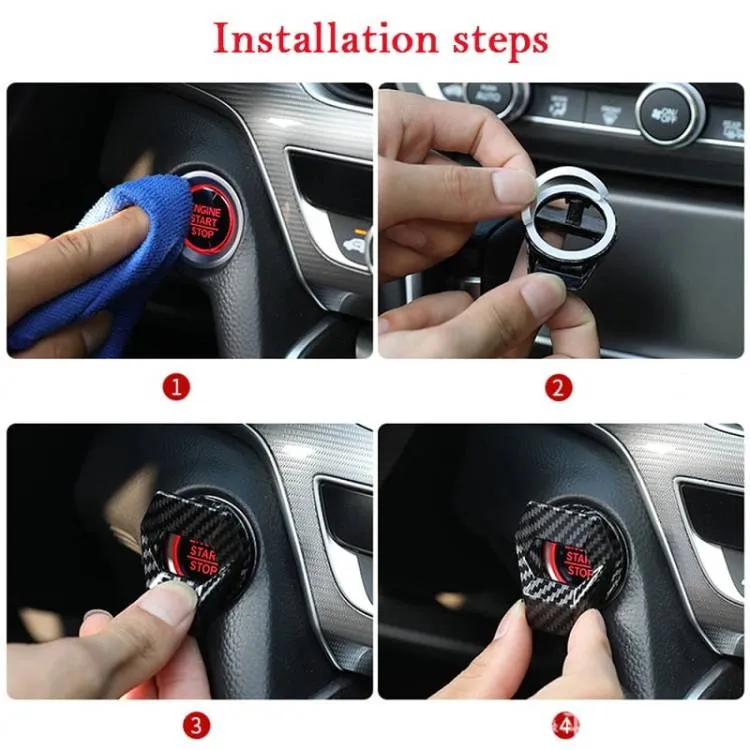 High Quality Kirsite Auto Car SUV Engine Start Ignition Stop Push Button Switch Decoration Metal High Quality Kirsite Auto Car SUV Engine Start Ignition Stop Push Button Switch Decoration Metal Image-3