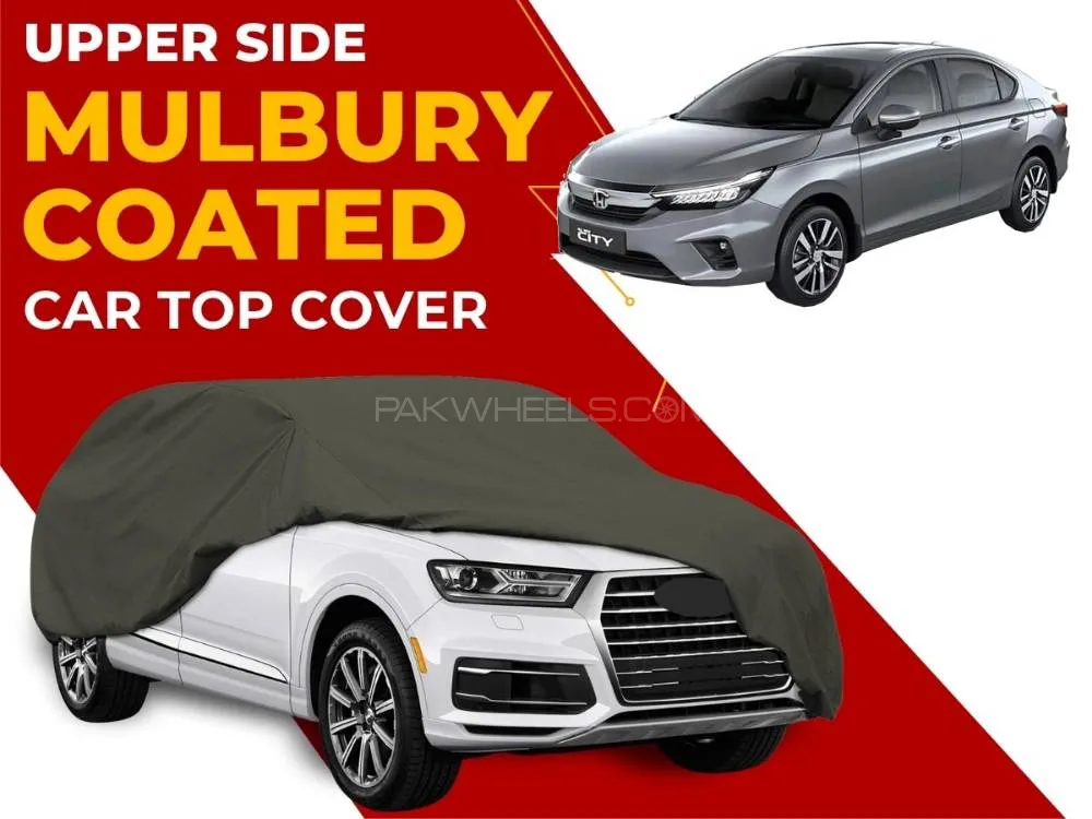 Honda City 2021 - 2025 Top Cover | Upper Side Mulbury Coating | Anti-Heat | Dust & Water Proof Image-1