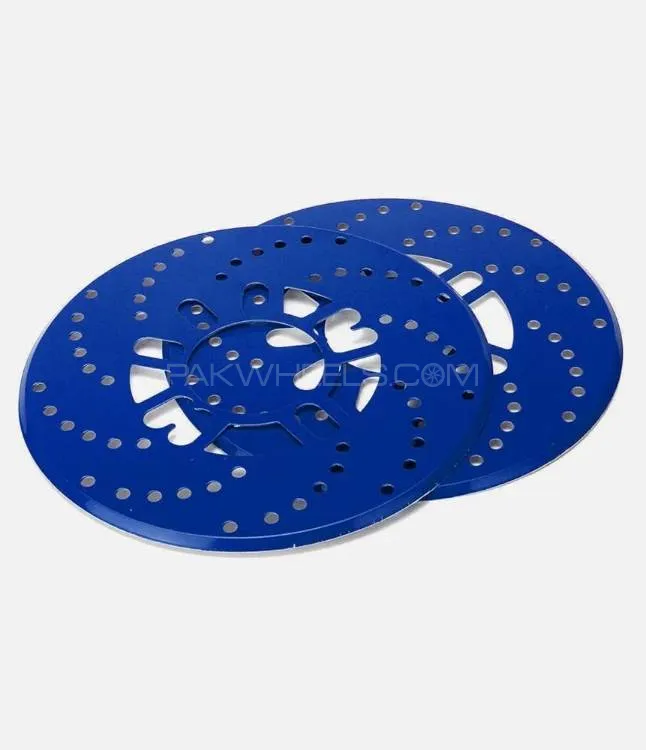 Universal Wheel Disc Brake Cover For Car Blue Color Universal Wheel Disc Brake Cover For Car Blue Color Image-3