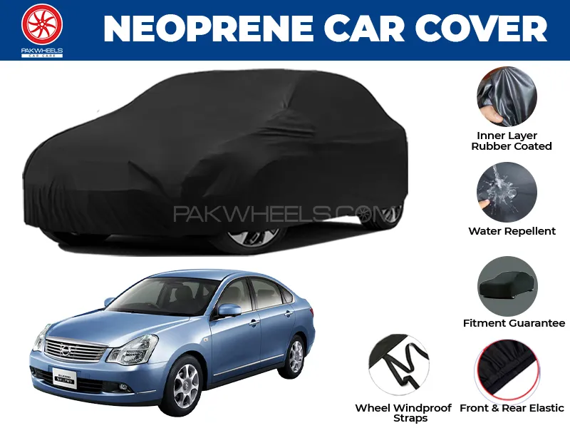 Nissan Blue Bird Sylphy  2005-2012 | Water Repellent Neoprene Car Cover Image-1