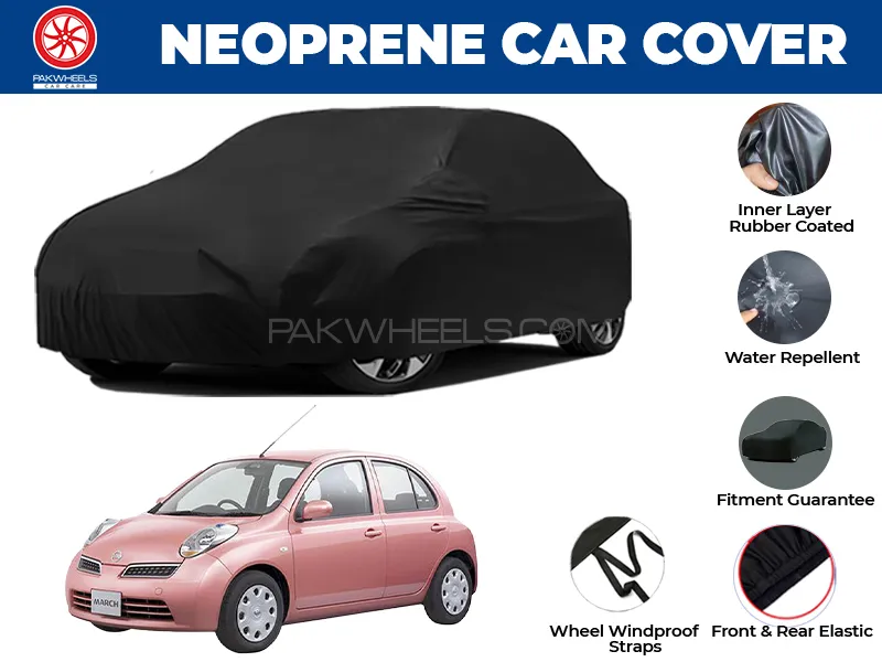 Nissan March 2002-2010 | Water Repellent Neoprene Car Cover Image-1