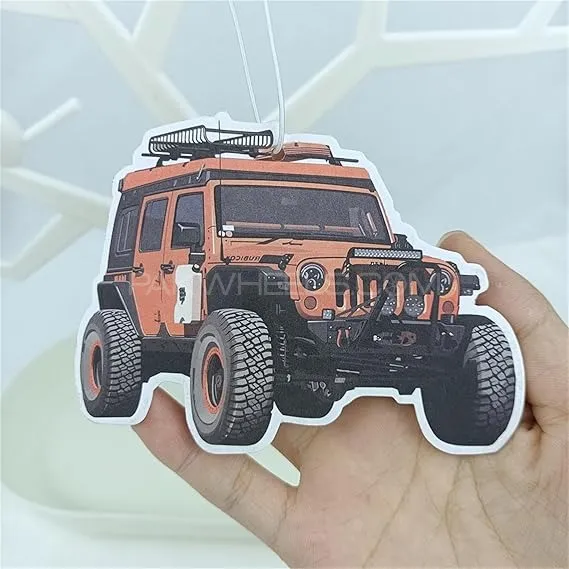 Wrangler JK Style Car Air Freshener Hanging Perfume Rear View Mirror Decor For Car 1 Pc Image-1