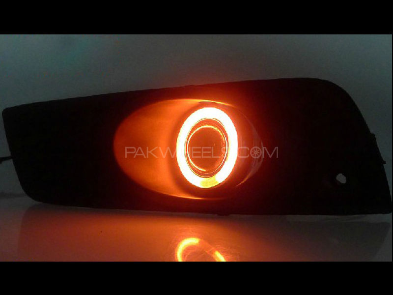 LED Fog Light Angel Eye - Yellow Ring  LED Fog Light Angel Eye - Yellow Ring  Image-2