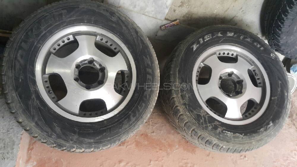18" alloy rims and tyres 4 piese set Image-1