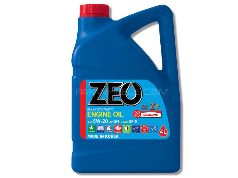 ZEO 3Ltr Fully Synthetic Engine Oil - GXZ+ 5W20 SN/GF-5 Image-1