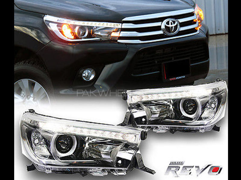 Toyota Hilux Revo LED Projection Headlight Set Image-1