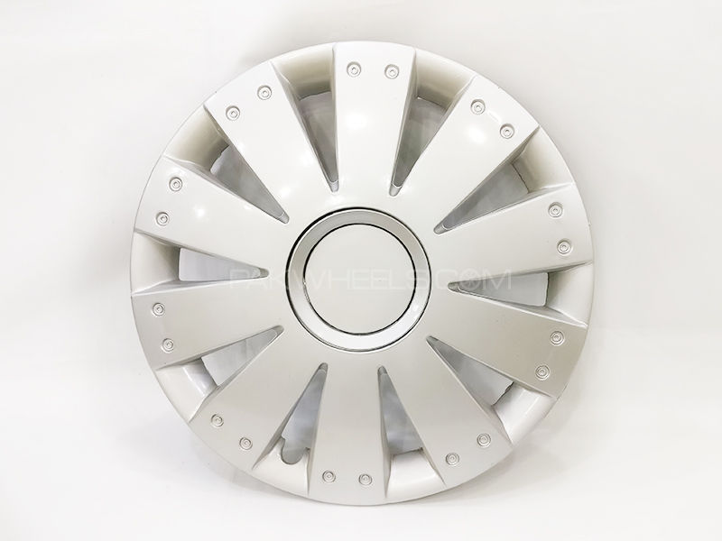  X8 Wheels Cover Type R 12" Silver- 1292 Image-1