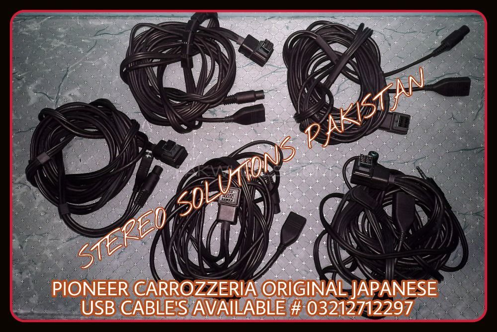 PIONEER CARROZZERIA USB AUX CABLES AVAILABLE.  Image-1
