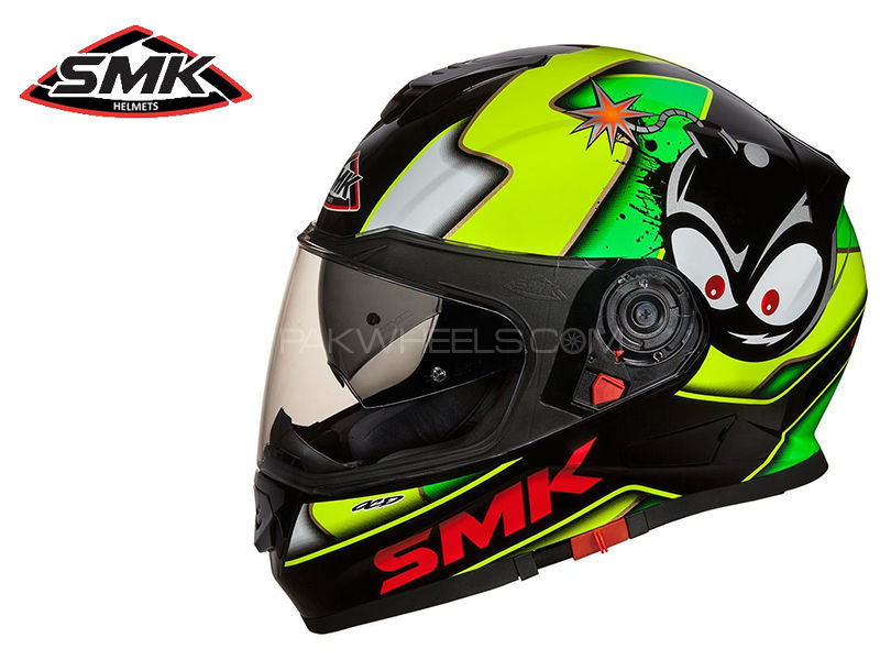 Original SMK Twister Helmet Green Image-1
