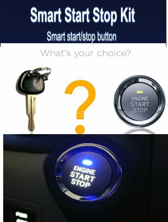 Touch Start CAR "Push Button Kit" For ALL Cars Image-1