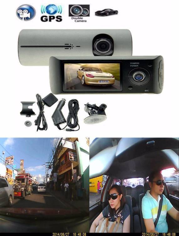 CcTV Car DVR R300 Dual Camera GPS Image-1