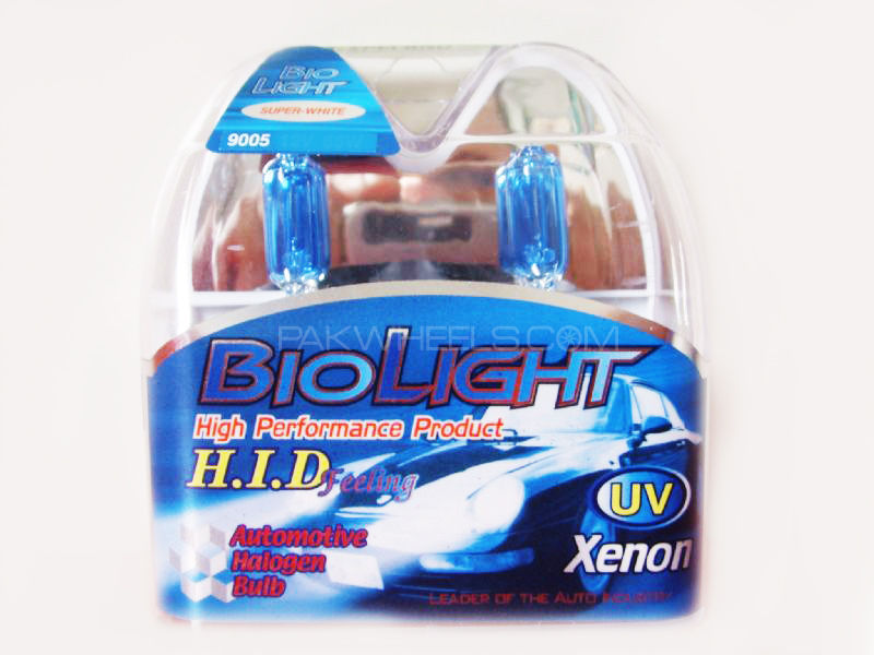 BioLight 12v/100w 9005 Extra Superwhite B4 Tube Set Image-1