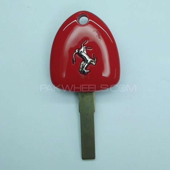 3 Button Ferrari New Style Remote Case with Key Cutting Image-1