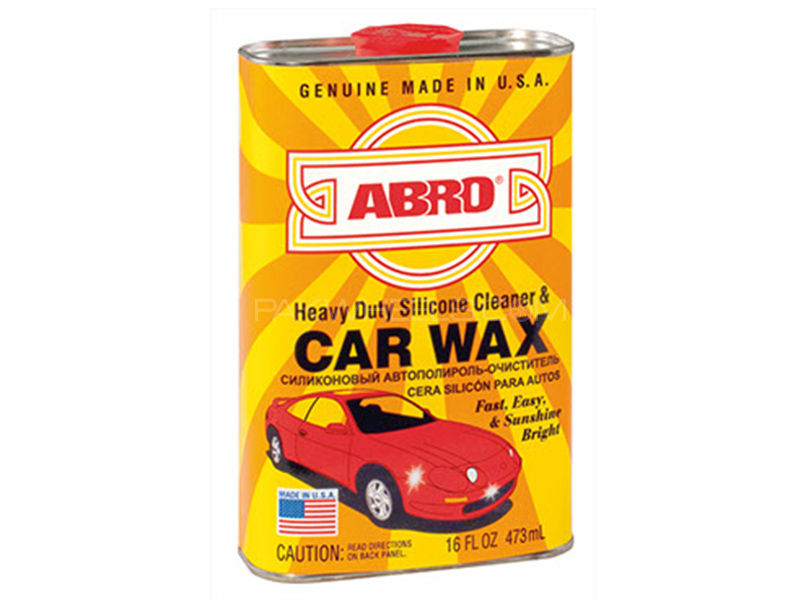 ABRO Car Wax Silicon Cleaner - 473 ml