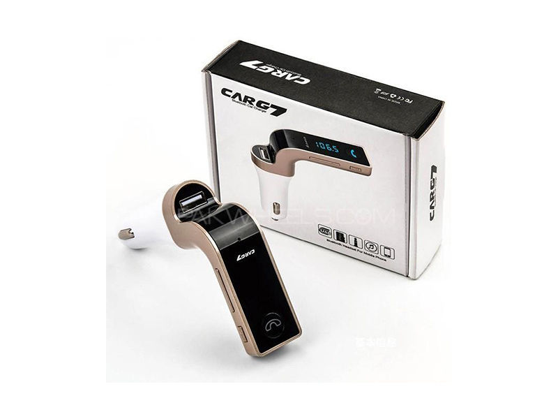 Carg7 Bluetooth FM Transmitter LCD Display  Image-1