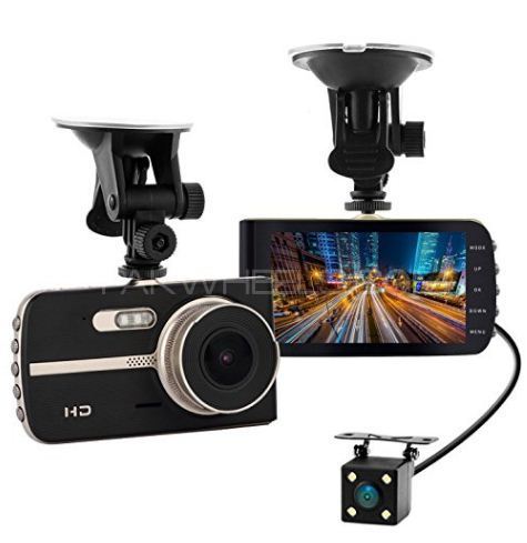 Car DVR Cam (Night Vision) DUAL Video Super Resolution "Front-Rear" Image-1