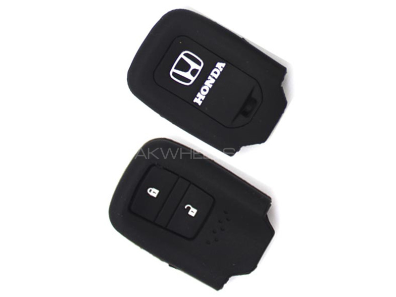 Silicon Key Cover For Honda Vezel - Black 	Silicon Key Cover For Honda Vezel - Black  Image-1