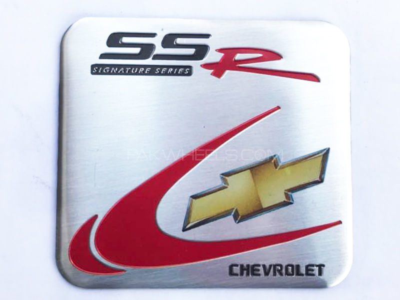 SSR Chevrolet Trunk Metal Sticker  Image-1