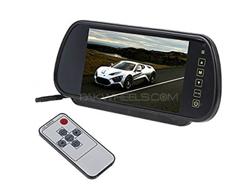 Universal 7 Inch Car LCD Mirror Monitor Image-1