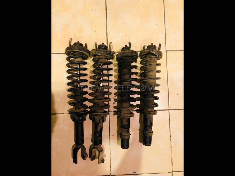 Honda 1992 to 2000 Complete 4 Shocks with Springs Image-1