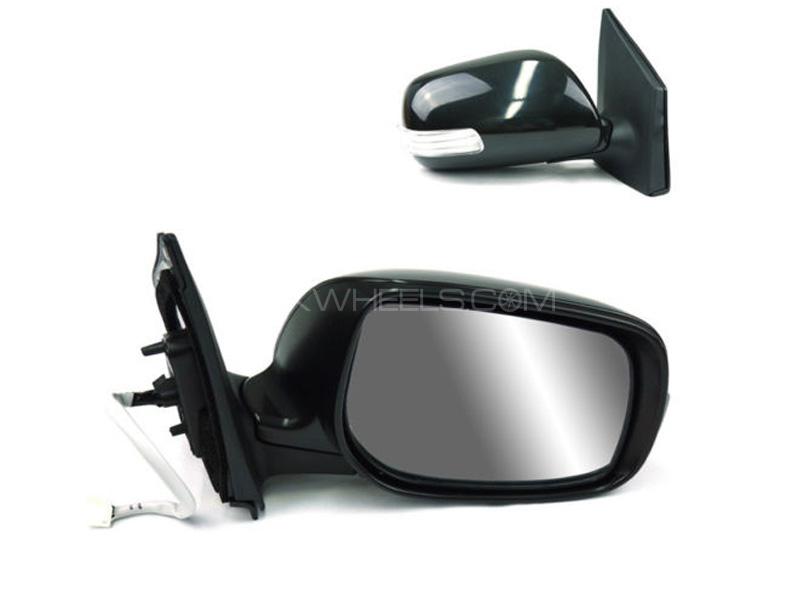 TO-Landcruiser 1997 to 2008 Silver Wing//Door Mirror Glass LH Passenger Side