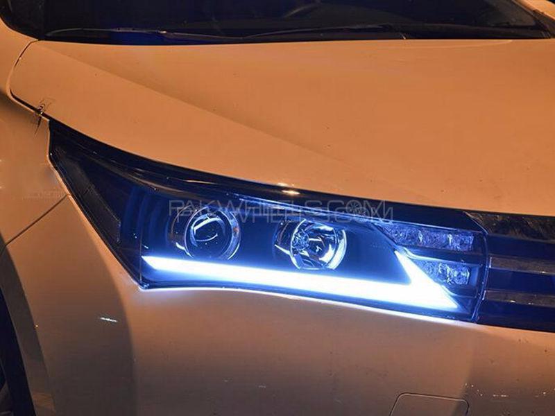 Nike Style Head Lights For Toyota Corolla 2014-2017 Image-1