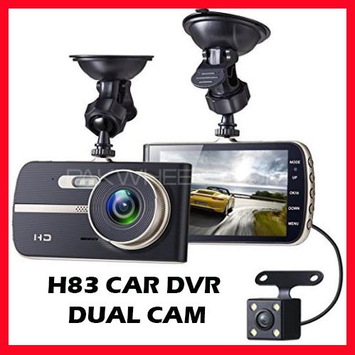 2018 Car Dual Camera with N.Vision Video FHD Front-Rear Black Box Image-1
