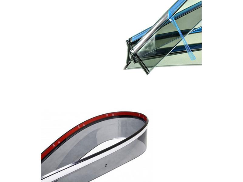 Sun Visor With Chrome For Honda Civic 2016-2021 Sun Visor With Chrome For Honda Civic 2016-2021 Image-2