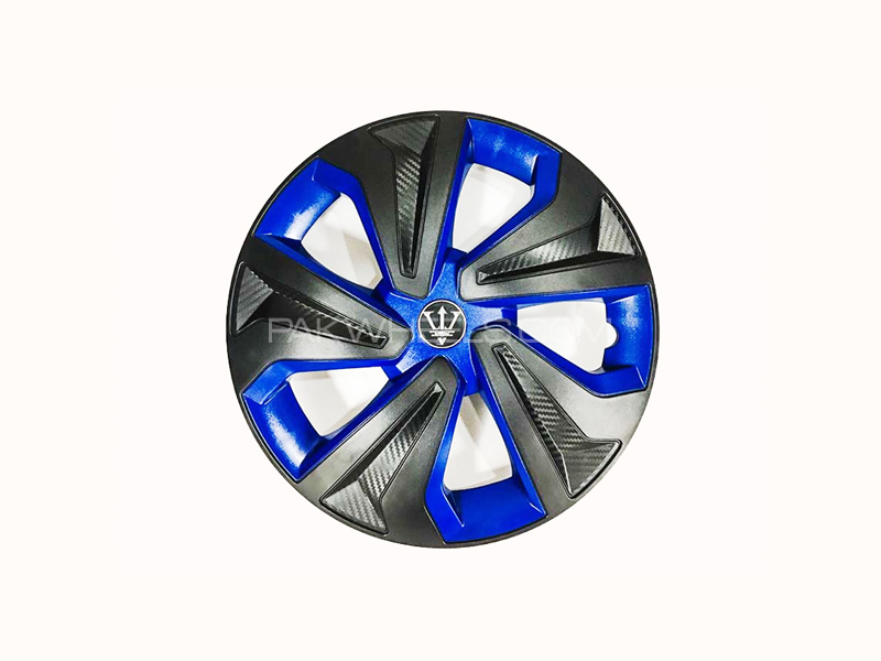X8 Wheel Cover Evo Blue & Black Carbon S6 12" Image-1