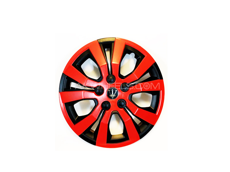 X8 Wheel Cover Evo Red & Black S3 12" Image-1