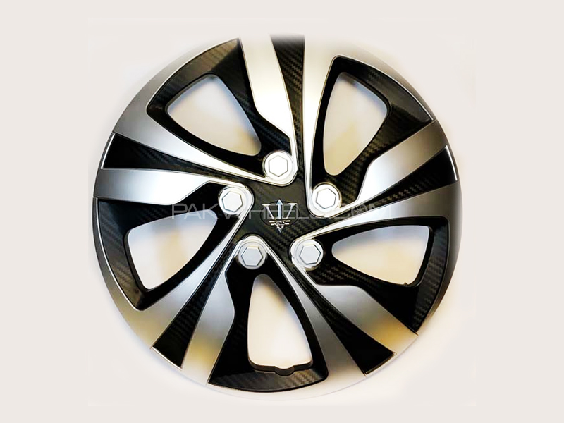 X8 Wheel Cover Evo Silver Carbon S7 13" Image-1