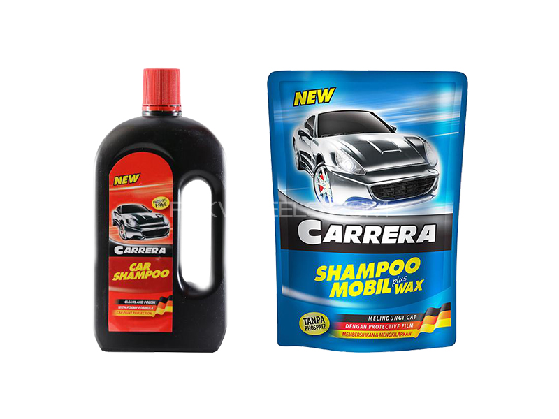 Carrera Car Shampoo Bottle 650ml + Carrera Car Shampoo 400ml Image-1