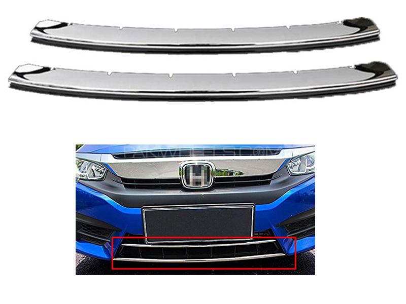 Front Bumper Trim For Honda Civic 2016-2018 Image-1