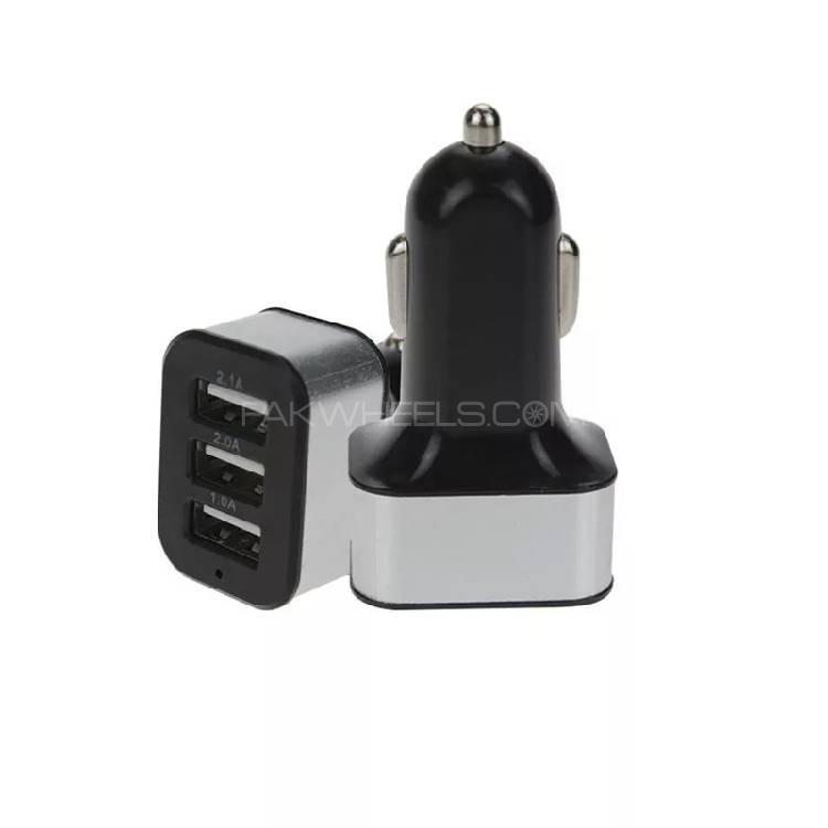 Car Mobile Charger 3 port  250/pic (Orignal) Image-1